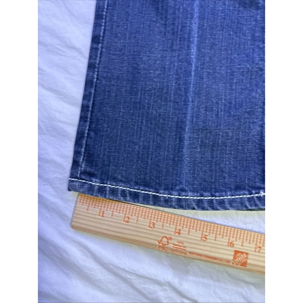 BKE Aiden Jeans Mens 29R  Straight Distressed Stretch  Denim Buckle WHISKERING